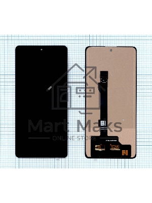 Дисплей для Xiaomi Redmi Note 12 Explorer Edition (TFT) черный