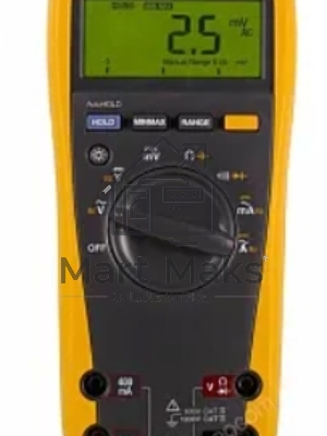 Мультиметр FLUKE 177цифровая 1000мА Диод тестжелтый черный 0,42кг