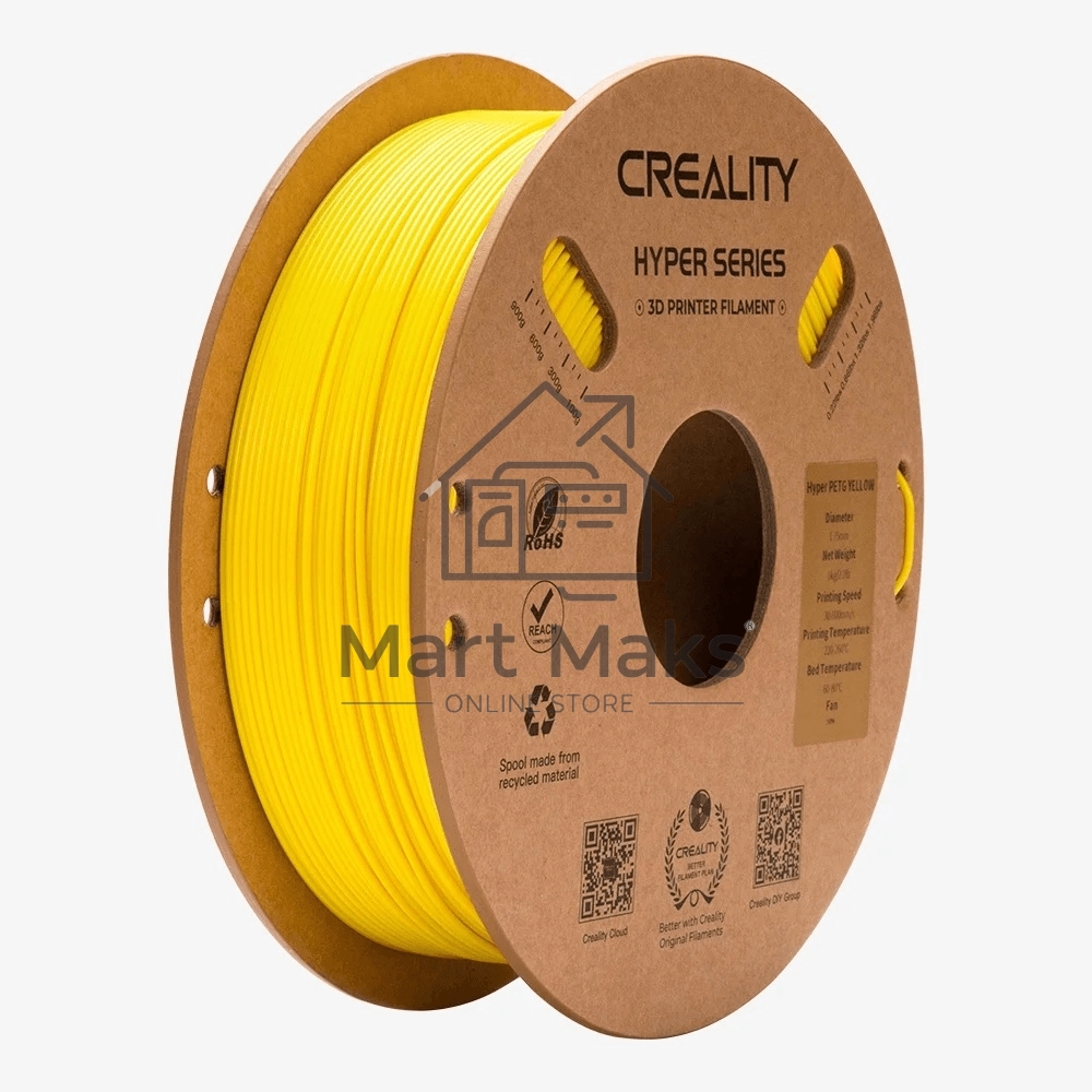 Пластик для принтера 3D Creality 3301030033 PETG d1.75мм 1кг 1цв. желтый