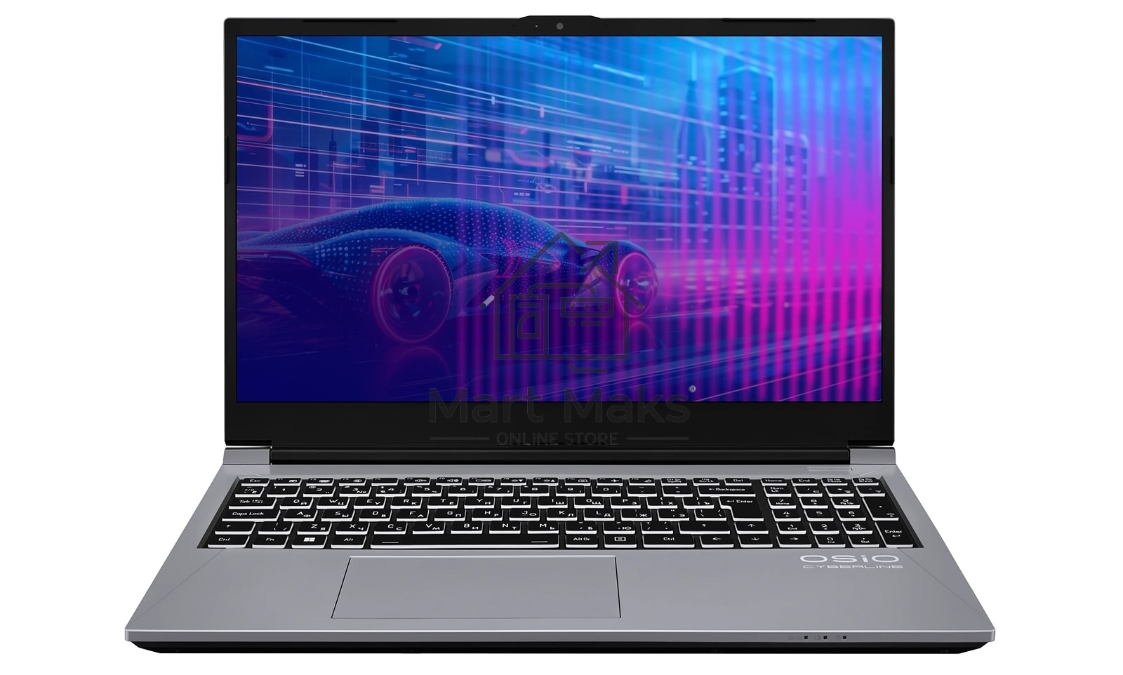 Ноутбук OSIO CyberLine C150i-002 серый i5-12600H /NVidia RTX 4050/16/512/NoOS/(Ghz)/Gb/Ext: + не МПТ