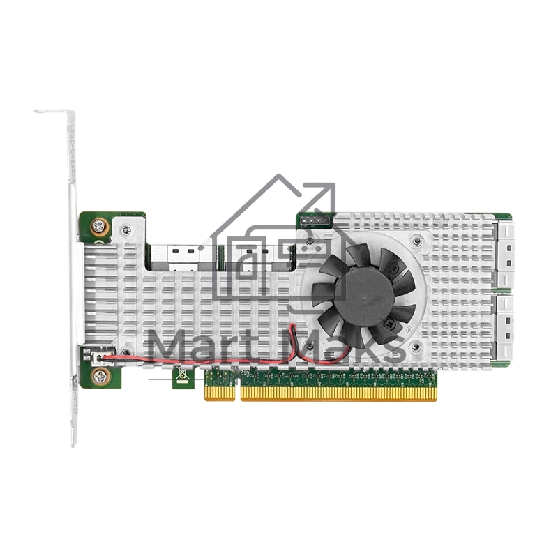 Адаптер LR-LINK PCle4.0 x16 4*SFF-8654 8i NVMe Switch Adapter