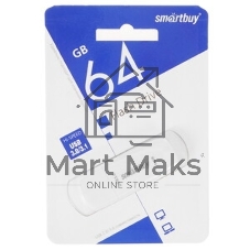 Флешка USB Smartbuy Scout black (SB064Gb2SCK), 64Gb, USB 2.0, R/W 15/8, черный