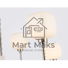 Люстра Ambrella light LH53001/6 SN/FR сатин никель/белый матовый G9*6 max 40W D690*680
