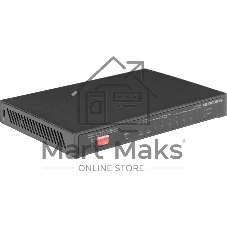 Коммутатор Mercusys MS110GMP, 8×1 Гбит/с PoE + 2×1 Гбит/с, неуправляемый