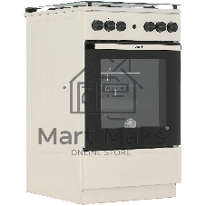 Плита газовая Gorenje GG5A21BEF бежевый, конфорок 4 газовых, духовка 70 л, 50 см x 85 см x 59.4 см