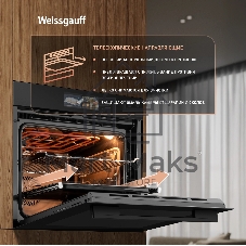 Духовой шкаф Weissgauff EOM 899 Color Touch черный Matt