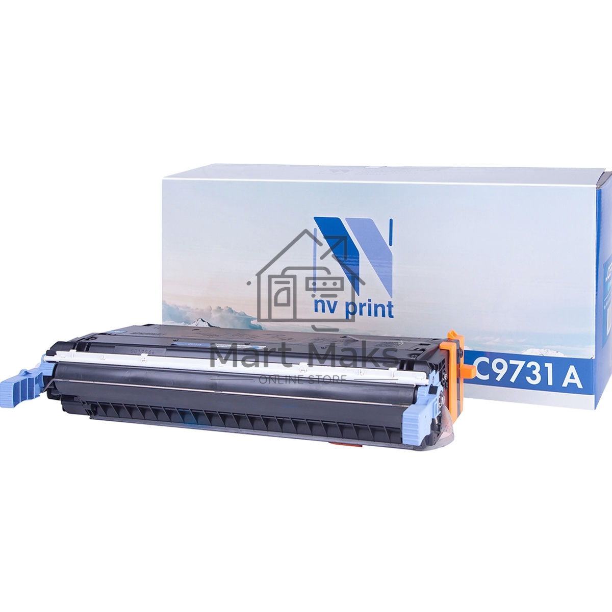 Картридж лазерный NVPrint совместимый HP C9731A Cyan для LJ Color 5500/5550 (12000k)