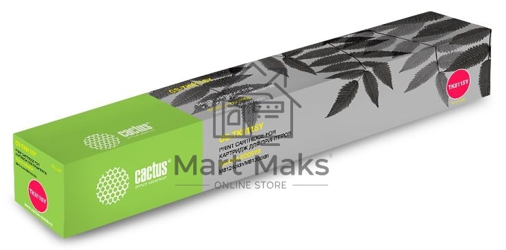 Картридж лазерный Cactus CS-TK8115Y желтый (6000 стр.) для Kyocera Mita Ecosys M8124cidn/ M8130cidn
