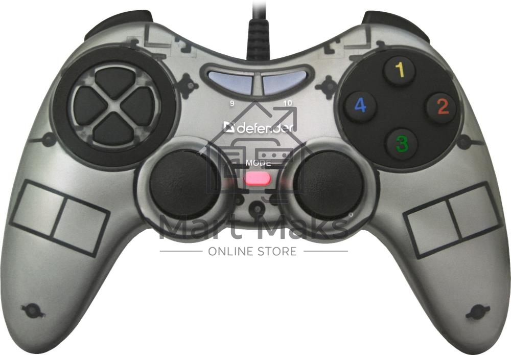 Геймпад Defender Zoom USB Xinput, 10 кнопок, 2 стика