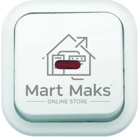 Выключатель 1-кл. ОП Валентина 10А IP20 А16-054 с индик. белый Кунцево 7632