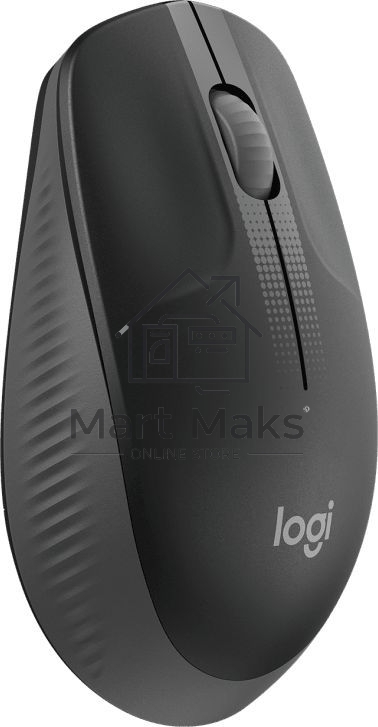 Мышь беспроводная Logitech M190 черный, 1000 dpi, радиоканал, USB, кнопки - 3