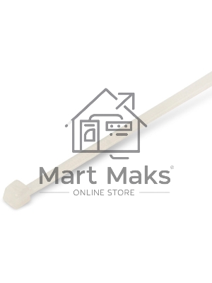 Стяжка нейлоновая неоткрывающаяся Hyperline GT-100MC, безгалогенная (halogen free), 100x2.5мм, (100 шт)