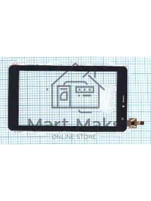 Сенсорное стекло (тачскрин) C196131A1-FPC740DR, черное