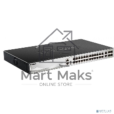 Коммутатор D-Link DGS-3130-30TS/A1A, 24×1 Гбит/с + 2×10 Гбит/с + 4×10 Гбит/с SFP+, управляемый
