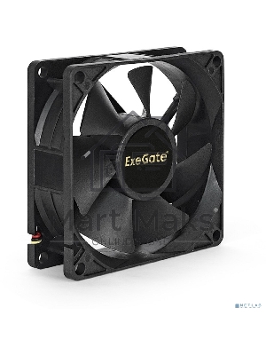 Вентилятор для корпуса ExeGate ExtraPower EP08025SM черный, 80 мм, 2500 об/мин, 25.5 дБ, 2 pin