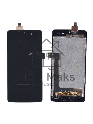 Дисплей для Highscreen Omega Q черный