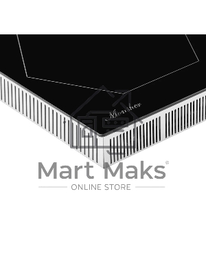 Индукционная варочная панель Monsher MHI 4505, 45 см 9 уровней мощности, инвертер, бустер, блокировка управления, Stop and Go, таймер, автоматическое отключение, сенсорное управление, индикатор остаточного тепла, 4 цифровых дисплея, черный