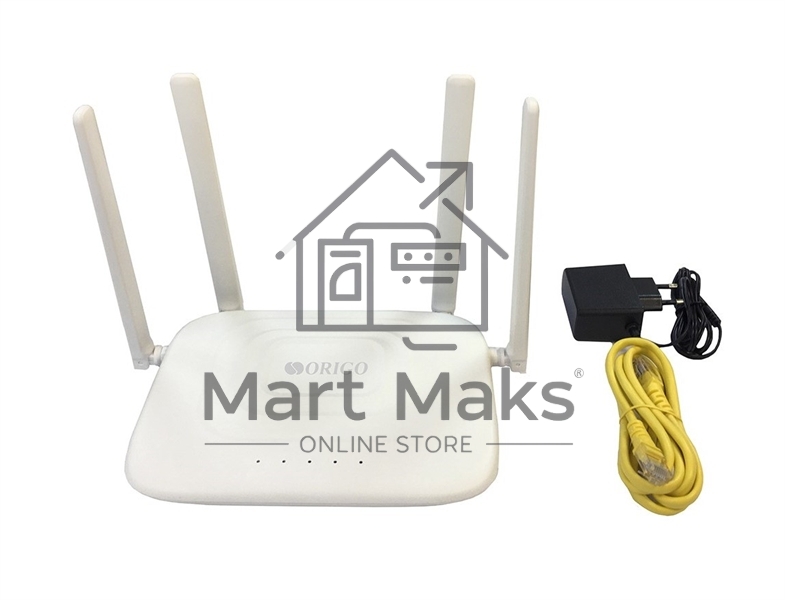 Беспроводной двухдиапазонный маршрутизатор AC1200, 1x100Base-TX WAN, 3x100Base-TX LAN, 4 внешние антенны 5 dBi