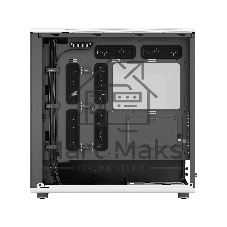 Компьютерный корпус без блока питания Fractal Design North XL TG Dark Tint, Full-Tower, 3x140мм, 2xUSB-A 3.2 + 1xUSB 3.2 Type-C E-ATX, ATX, mATX, mITX Wood panel, Chalk белый