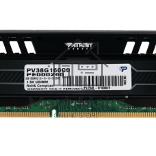 Оперативная память Patriot Viper 3, DDR3, 8GB (2x4 GB), 1600 MHz, CL9, DIMM, радиатор, черный