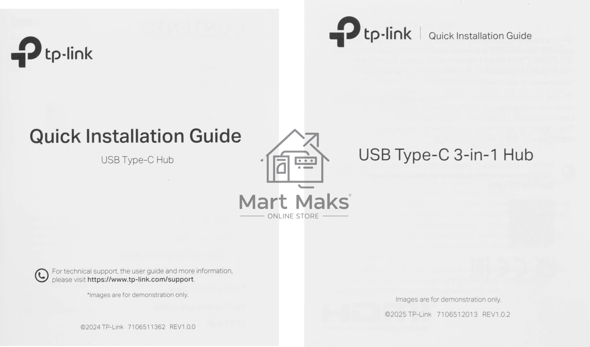 Разветвитель USB-C TP-Link UH3020C 1порт. серый