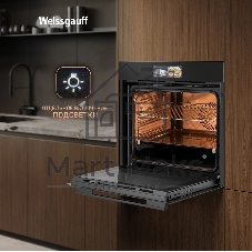 Духовой шкаф Weissgauff EOM 899 Color Touch черный Matt