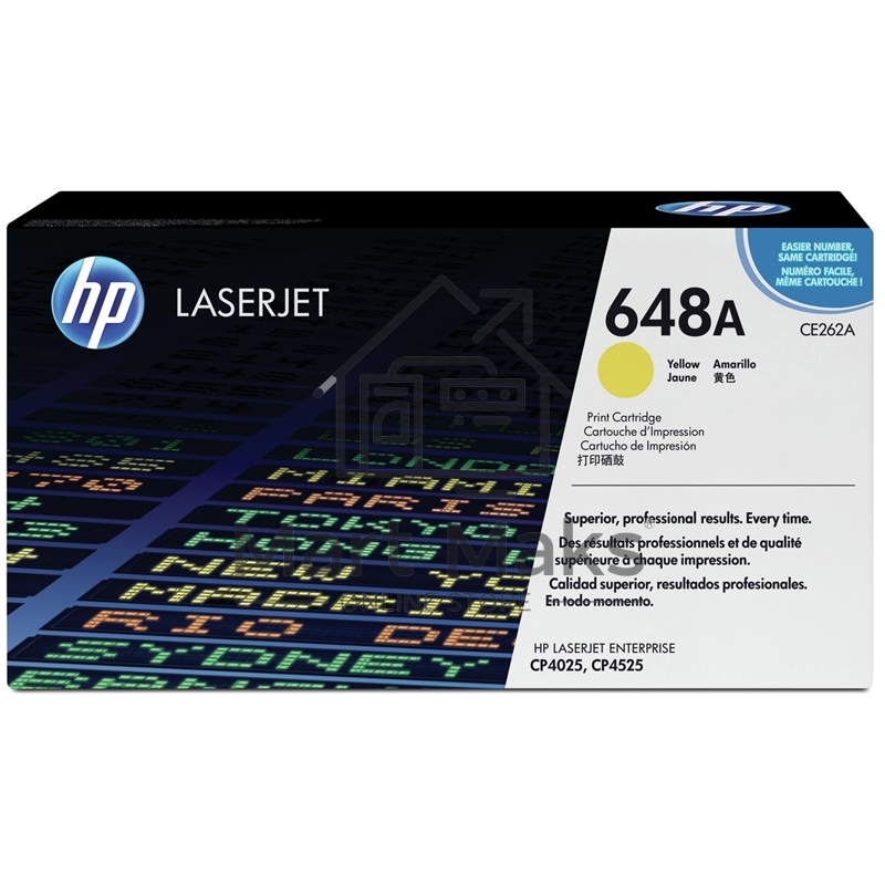 Картридж лазерный HP CE262A желтый для CLJ CP4025/CP4525 11000стр.