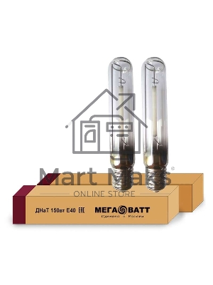 Лампа газоразрядная натриевая ДНаТ 150 E40 (25) МЕГАВАТТ 02935