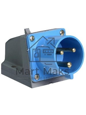 Вилка 523 стац.2Р + РЕ 32А 220В IP44 ИЭК