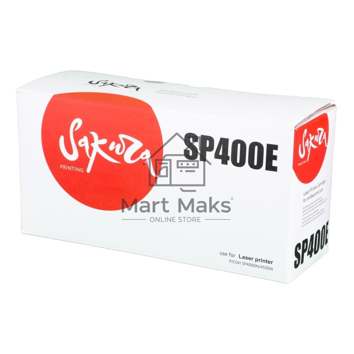 Картридж Sakura SP400E для Ricoh SP400DN/SP450DN, черный, 5 000 к.