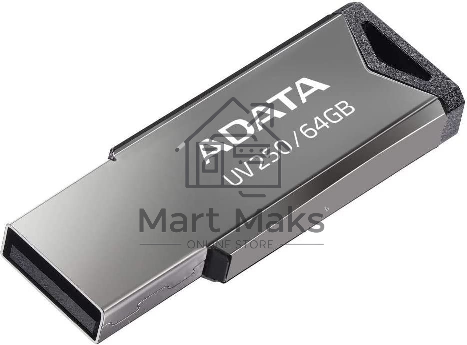 Флешка USB R/W ADATA R/W 64Gb UV250 AUV250-64G-RBK USB2.0 черный