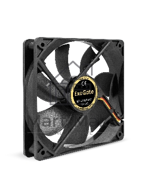 Вентилятор для корпуса ExeGate EX12025B3PM черный, 120 мм, 1550 об/мин, 25 дБ, 3 pin