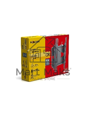 Кронштейн для телевизора Holder LCDS-5010 черный металлик настенный наклон