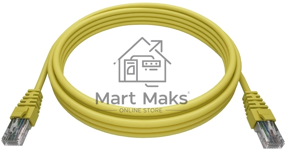 Патч-корд NTSS NTSS-PC-UTP-RJ45-5e-0.15-LSZH-YL NTSS-PC-UTP-RJ45-5E-0.15-LSZH UTP RJ-45 вил.-вилка RJ-45 кат.5E 0.15м желтый LSZH (уп.:1шт)