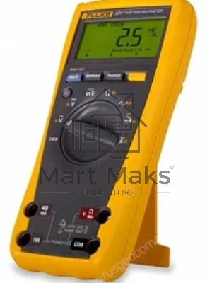 Мультиметр FLUKE 177цифровая 1000мА Диод тестжелтый черный 0,42кг