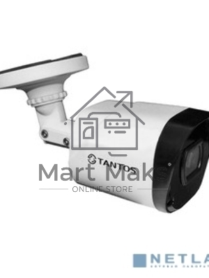 Камера IP 2-мегапиксельная уличная цилиндрическая Tantos TSi-Peco25FP с ИК подсветкой