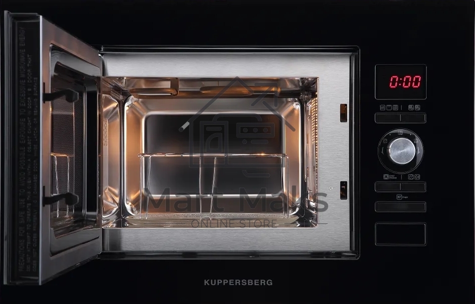Встраиваемая микроволновая печь Kuppersberg HMW 625 B 20 л, High-Tech, 800 Вт, черный