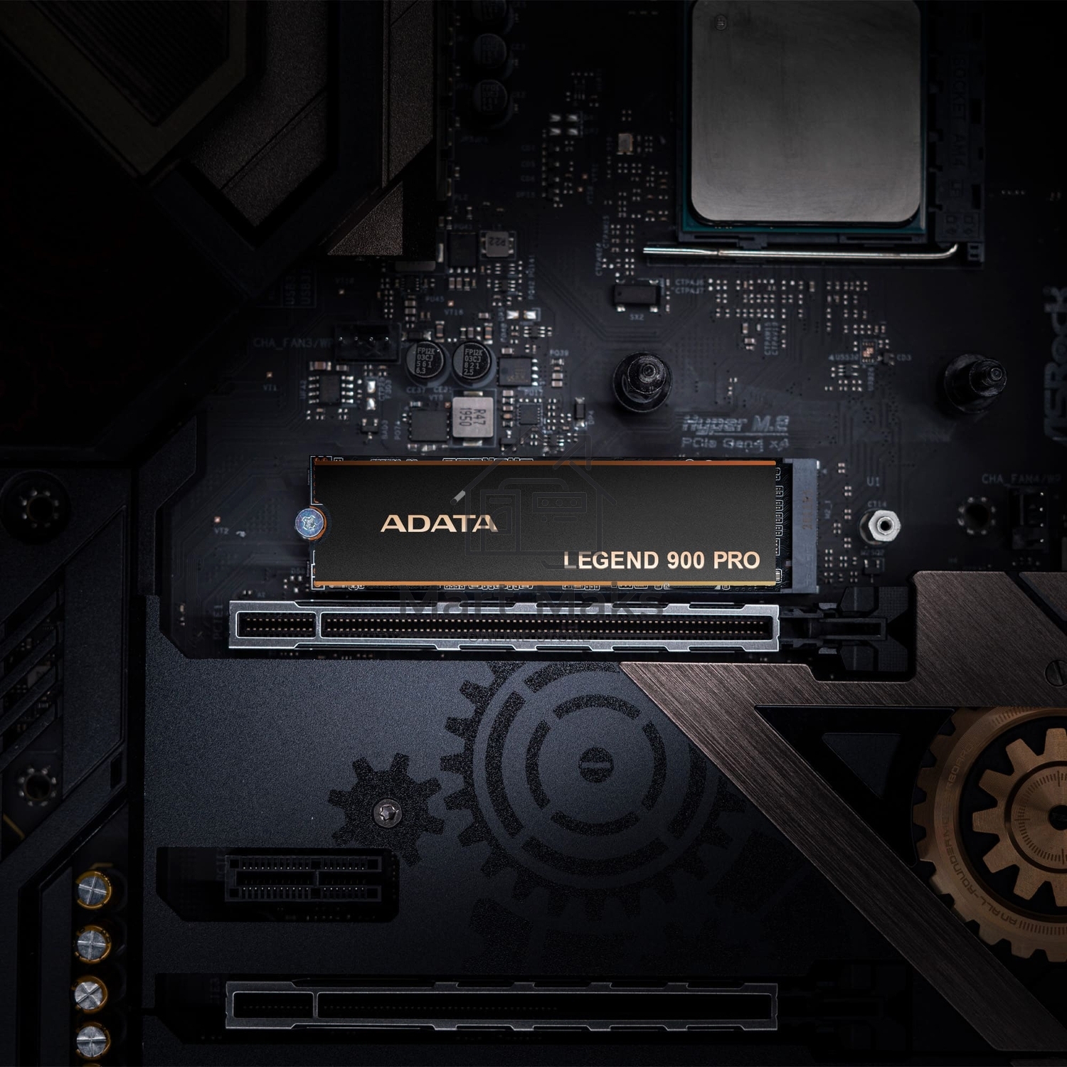 Накопитель SSD ADATA LEGEND 1Tb 900 PRO, M.2(22x80mm), NVMe 1.4, PCIe 4.0 x4, 3D NAND, R/W 7400/6000MB/s, IOPs н.д./н.д., TBW 600, DWPD 0.3 (5 лет)