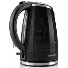 Чайник электрический Zelmer ZCK1274B 1.7 л, 2200 Вт, черный корпус: металл