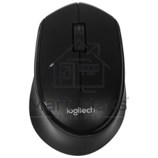 Мышь беспроводная Logitech M330 SILENT PLUS черный, 1000 dpi, радиоканал, USB, кнопки - 3