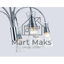 Люстра Ambrella light LH55651/5 СH/CL хром/прозрачный E14*5 max 40W D600*440
