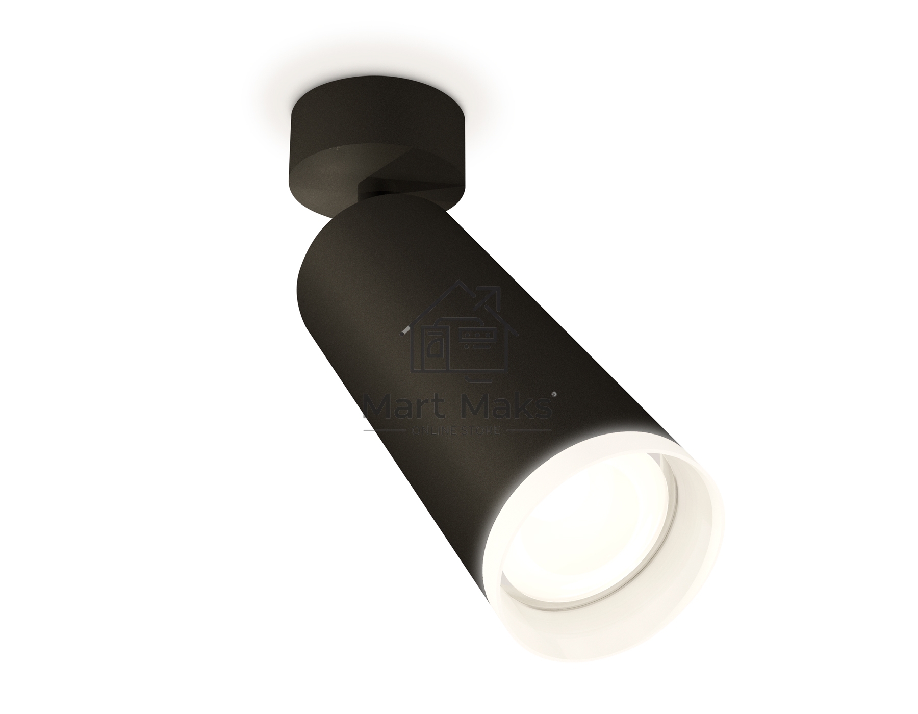 Светильник Ambrella Light XM6343010 SBK/FR черный песок/белый матовый MR16 GU5.3 (A2210, C6343, N6246)