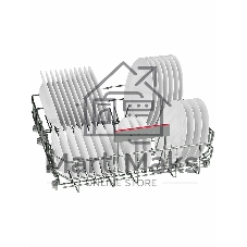 Посудомоечная машина Bosch SMP6EMW86Q, белый, 60 см, 13 компл., сушка интенсивная, класс A