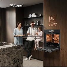 Духовой шкаф Weissgauff EOM 899 Color Touch черный Matt
