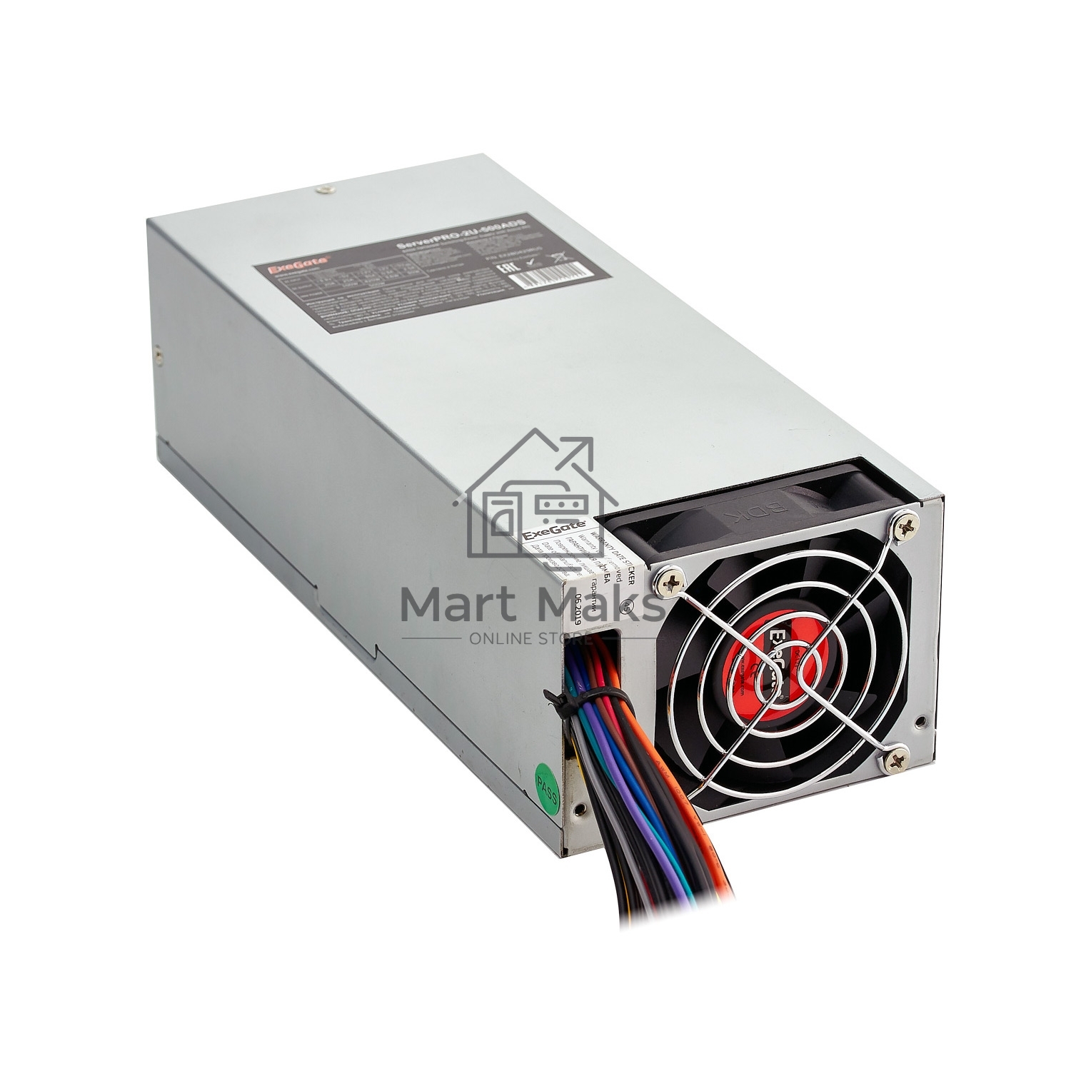 Серверный блок питания 800W Exegate <ServerPRO-2U-800ADS> APFC, унив. для 2U, 24pin, 2*8pin, 3xSATA, 5xIDE