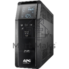 Источик бесперебойного питания APC  Back-UPS Pro BR 1200VA/720W, Sinewave,8xC13 Outlets(2 Surge & 6 batt.), AVR, LCD, Data/DSL protect, USB