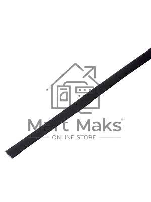 Термоусадочная трубка 30/15 мм, черная, упаковка 10 шт. по 1 м PROconnect