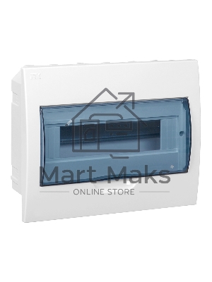 Бокс ЩРВ-П-12модулей встраиваемый пластик IP41 MKP12-V-12-40-10 IEK