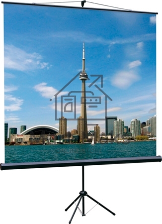 Экран на треноге Lumien 200x200см Eco View LEV-100103 1:1 напольный рулонный