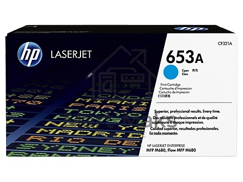 Тонер Картридж HP 653A CF321A голубой для HP MFP M680 (16000стр.)